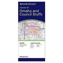 Omaha, NE & Council Bluffs, IA térkép - Rand McNally