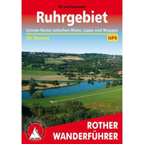 Ruhr-vidék, német nyelvű túrakalauz - Rother