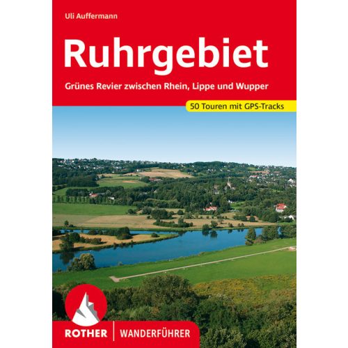 Ruhr-vidék, német nyelvű túrakalauz - Rother