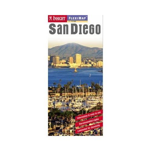 San Diego laminált térkép - Insight