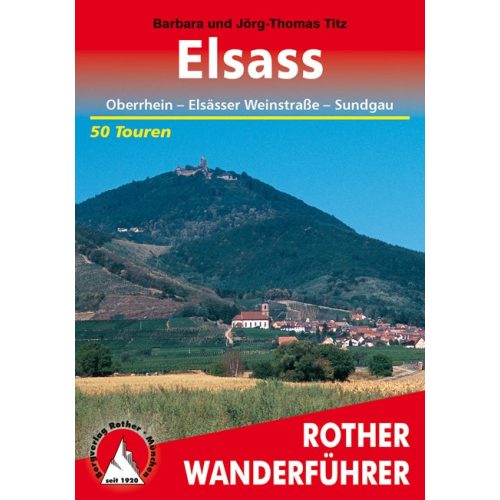 Alsace, hiking guide in German - Rother