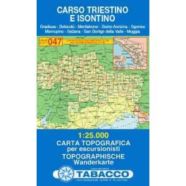 Carso Triestino e Isontino térkép (047) - Tabacco
