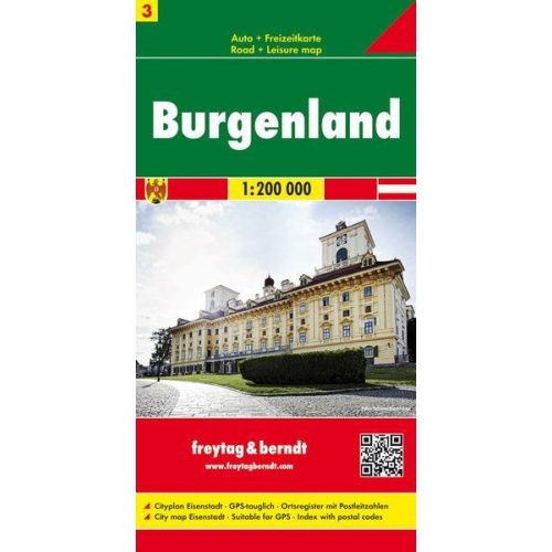 Burgenland autótérkép - Freytag-Berndt