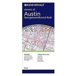 Austin, Georgetown, Round Rock, TX térkép - Rand McNally