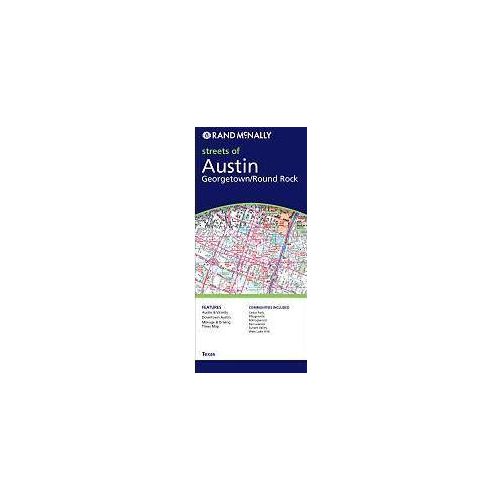 Austin, Georgetown, Round Rock, TX térkép - Rand McNally