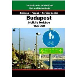 Budapest, cycling map - Szarvas & Faragó & Térkép-Center