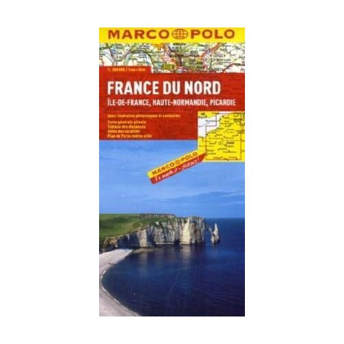Észak-Franciaország térkép - Marco Polo