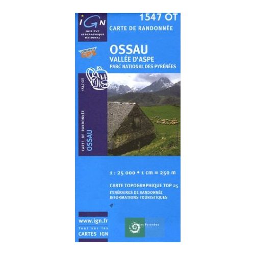 Ossau / Vallée d'Aspe - IGN 1547OT