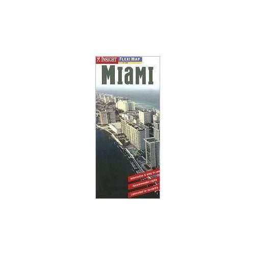 Miami laminált térkép - Insight