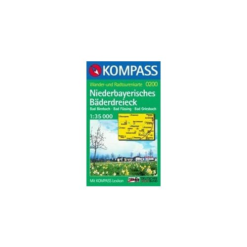 Niederbayerisches Bäderdreieck turistatérkép (WK 0200) - Kompass