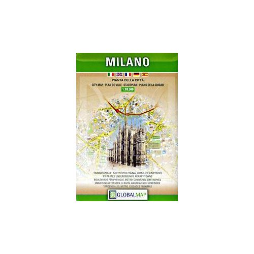 Milan, city map - Globalmap