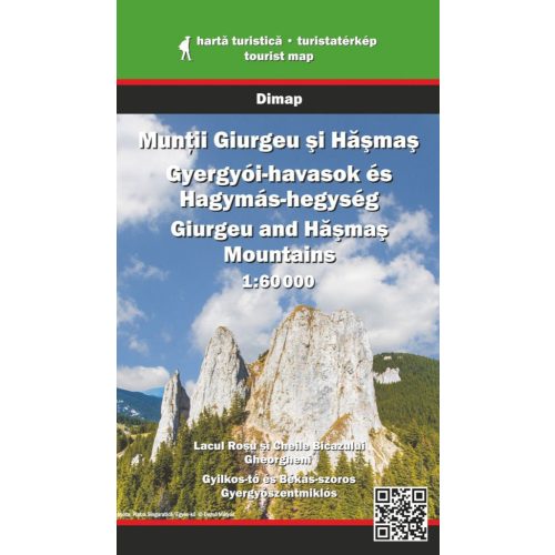 Giurgeu and Hăşmaş Mountains, hiking map - Dimap