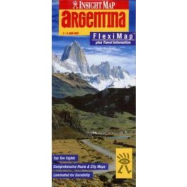 Argentína laminált térkép - Insight