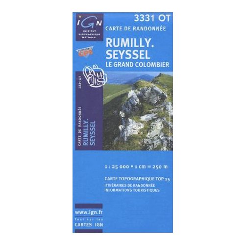 Rumilly / Seyssel / Le grand Colombier - IGN 3331OT