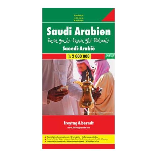 Saudi Arabia, travel map - Freytag-Berndt