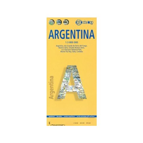 Argentina térkép - Borch