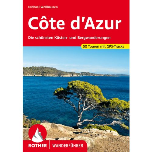 Côte d'Azur, német nyelvű túrakalauz - Rother