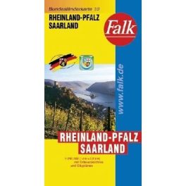 Rajna-vidék-Pfalz és Saar-vidék autótérkép - Falk 