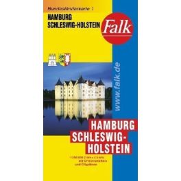 Hamburg és Schleswig-Holstein autótérkép - Falk 