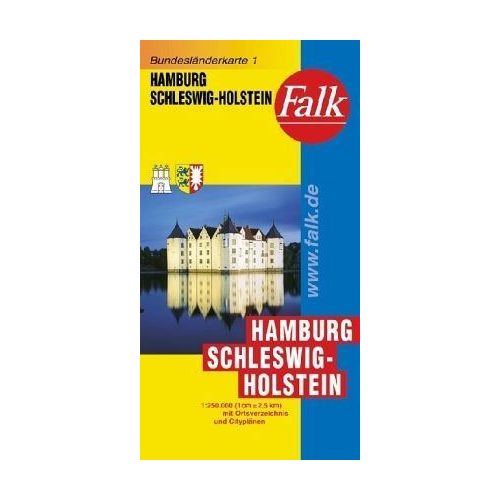 Hamburg és Schleswig-Holstein autótérkép - Falk 