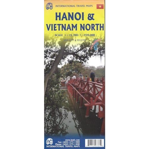 Hanoi és Északkelet-Vietnám térkép - ITM