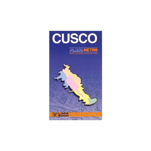 Cusco Metro térkép - Editorial Lima 2000