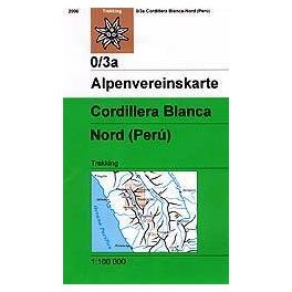 Cordillera Blanca, Nord (Perú) - Alpenvereinskarte 0/3a