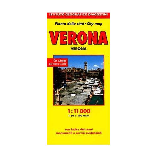 Verona térkép - De Agostini