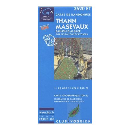 Thann / Masevaux / Ballon d'Alsace - IGN 3620ET