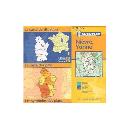 Nievre / Yonne - Michelin 319