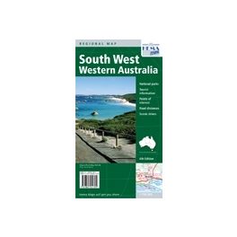 South West Western Australia térkép - Hema