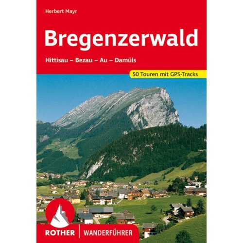 Bregenzi-erdő, német nyelvű túrakalauz - Rother