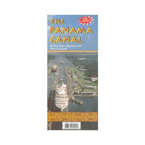 Panama-csatorna térkép - Cruise Map Publishing Co