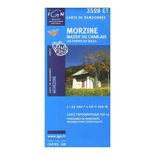 Morzine / Massif du Chablais / Les Portes du soleil - IGN 3528ET