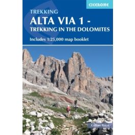   Dolomitok: Alta Via 1, angol nyelvű trekkingkalauz - Cicerone