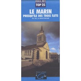 Le Marin / Presqu'île des Trois Ilets - IGN 4503MT