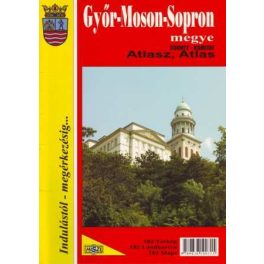 Győr-Moson-Sopron megye atlasza - Hi-Szi Map 