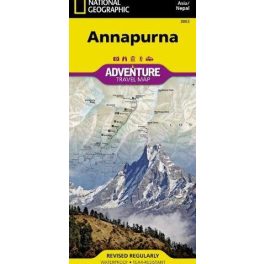 Annapurna, adventure travel map - National Geographic
