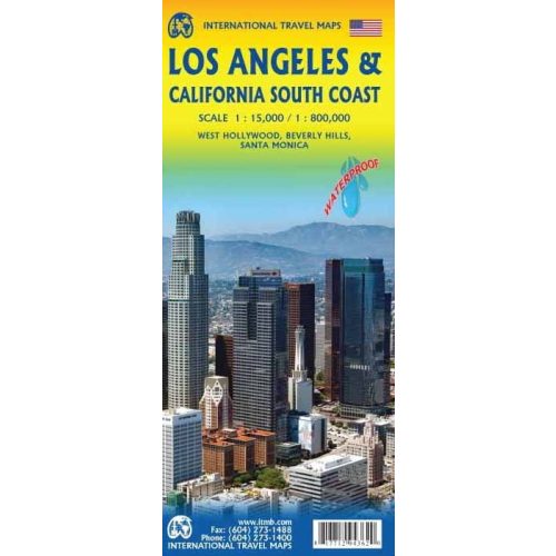 Los Angeles, city map - ITM