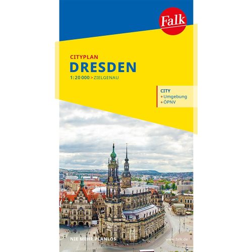 Dresden, city map - Falk