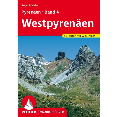 Pireneusok (4): Nyugati Pireneusok, német nyelvű túrakalauz - Rother