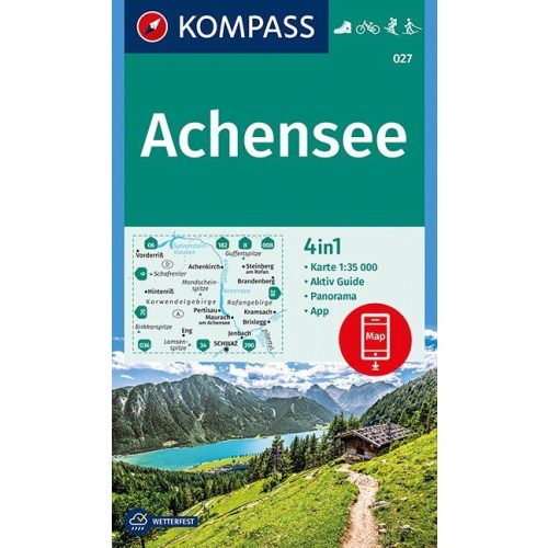 Achensee, hiking map (WK 027) - Kompass