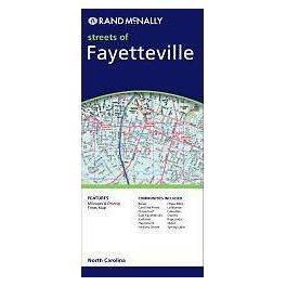 Fayetteville, AR térkép - Rand McNally
