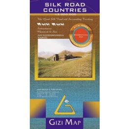 Silk Road Countries, geographical map - Gizimap