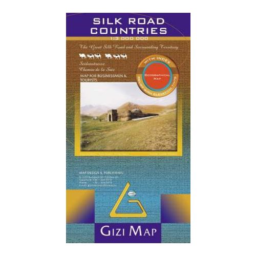 Silk Road Countries, geographical map - Gizimap