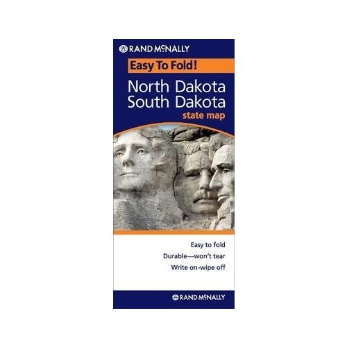 North Dakota & South Dakota (EasyToFold) térkép - Rand McNally