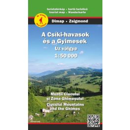 Csíki-havasok és Gyimesek turistatérkép - Dimap
