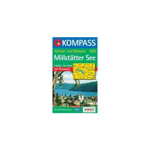 Millstätter See turistatérkép (WK 066) - Kompass