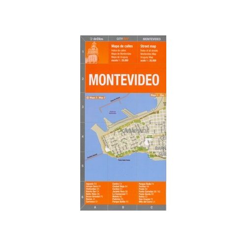 Montevideo térkép - de Dios Editores 