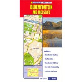 Bloemfontein & Free State térkép - Map Studio